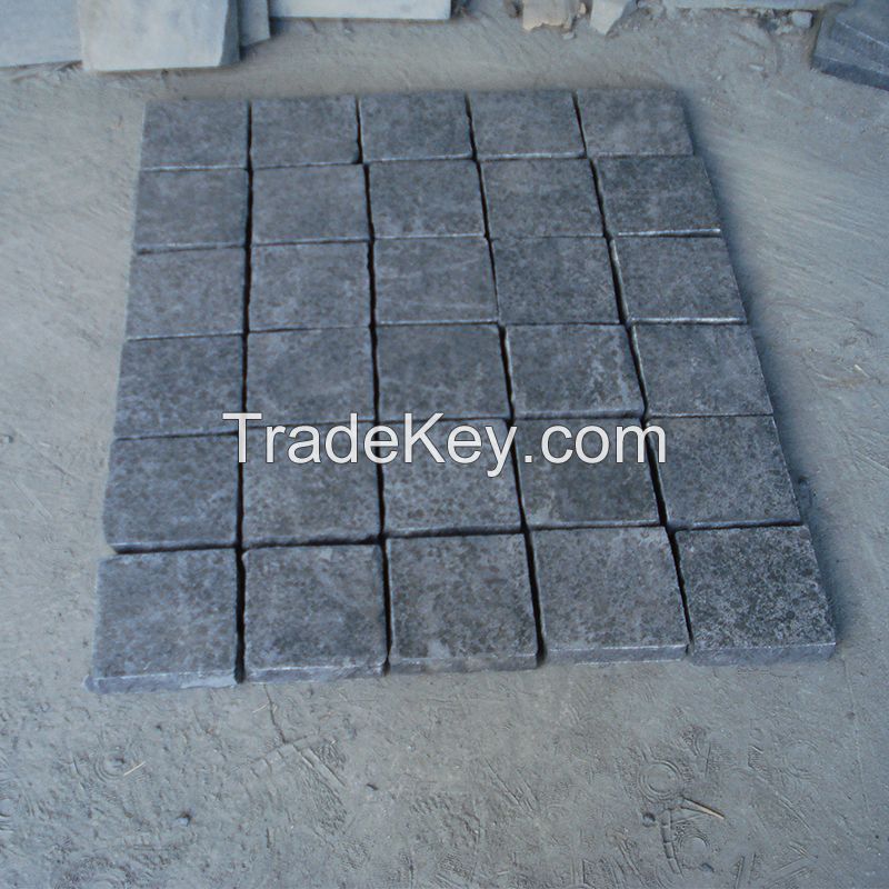 Wholesale project use black basalt G684 granite tile stone flooring tile design 