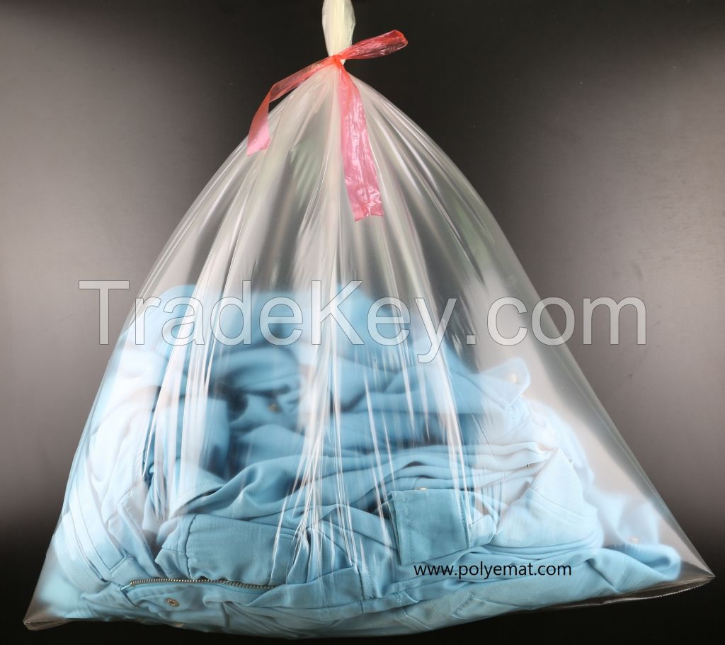 Hot water soluble laundry bags
