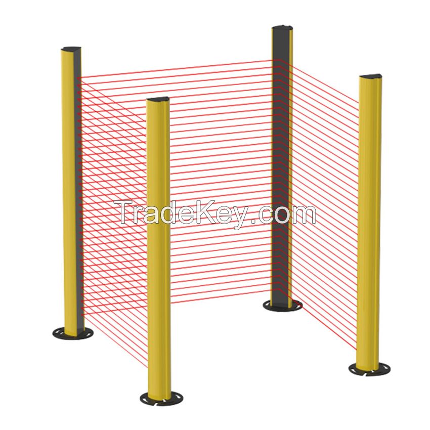 Security Light Curtain Alibaba 2 3 Multi Side Protection Area Light Curtain Industry Light Curtain Barrier With Mirror