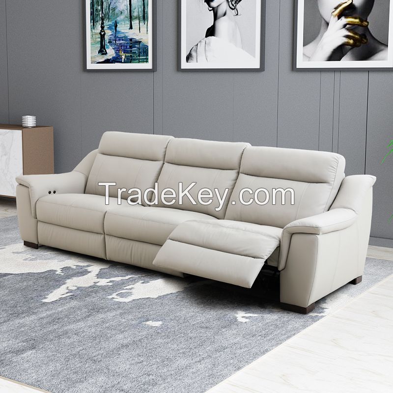 Adjustable Leather Furniture Sofa Living Room Modern Sofa Set Luxury All Full House Furniture