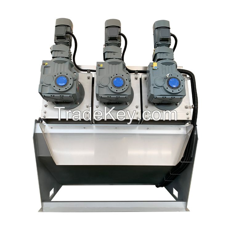 High efficiency automatic filter dehydrator sludge dewatering machine screw press or crude oil sludge