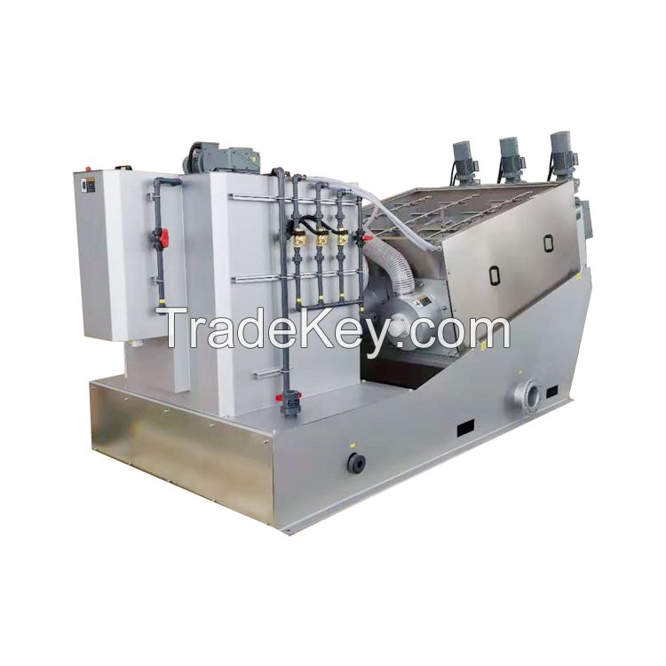 High efficiency automatic filter dehydrator sludge dewatering machine screw press or crude oil sludge