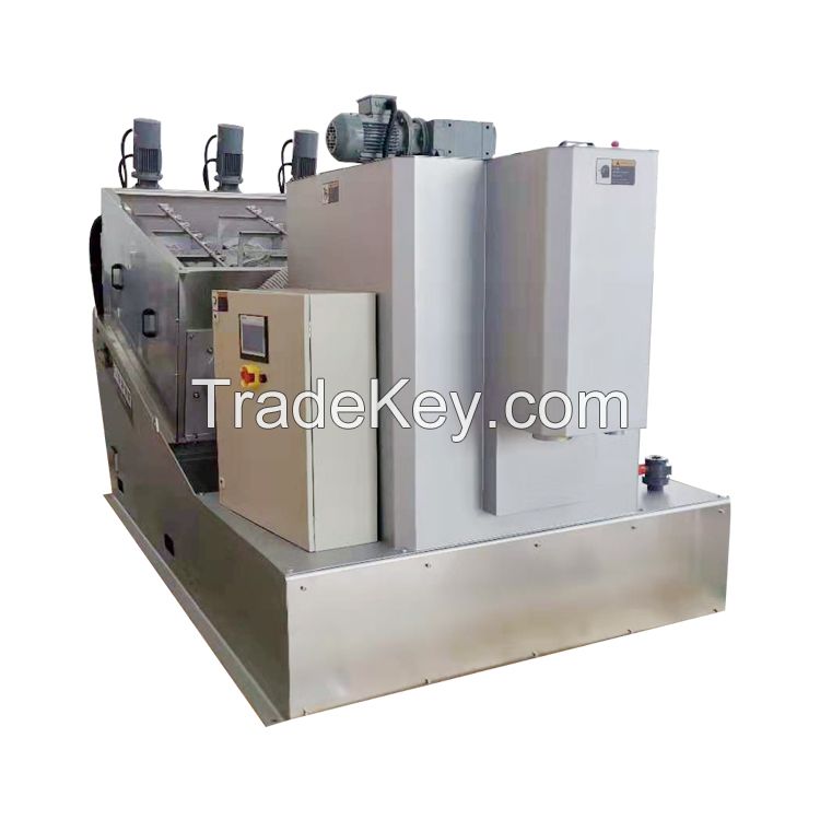 High efficiency automatic filter dehydrator sludge dewatering machine screw press or crude oil sludge