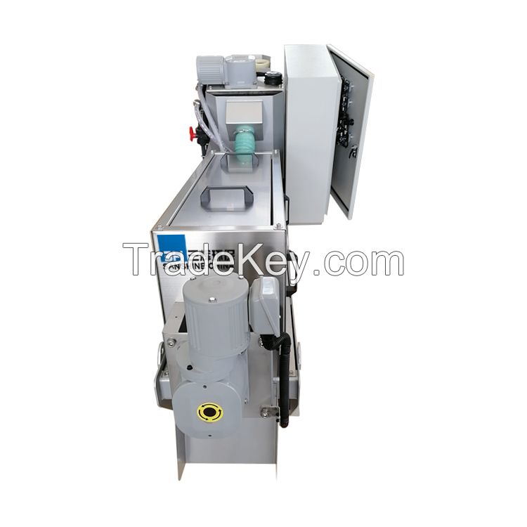Slurry and Compact Sludge Dewatering Machine Screw Press for Waste Treatment