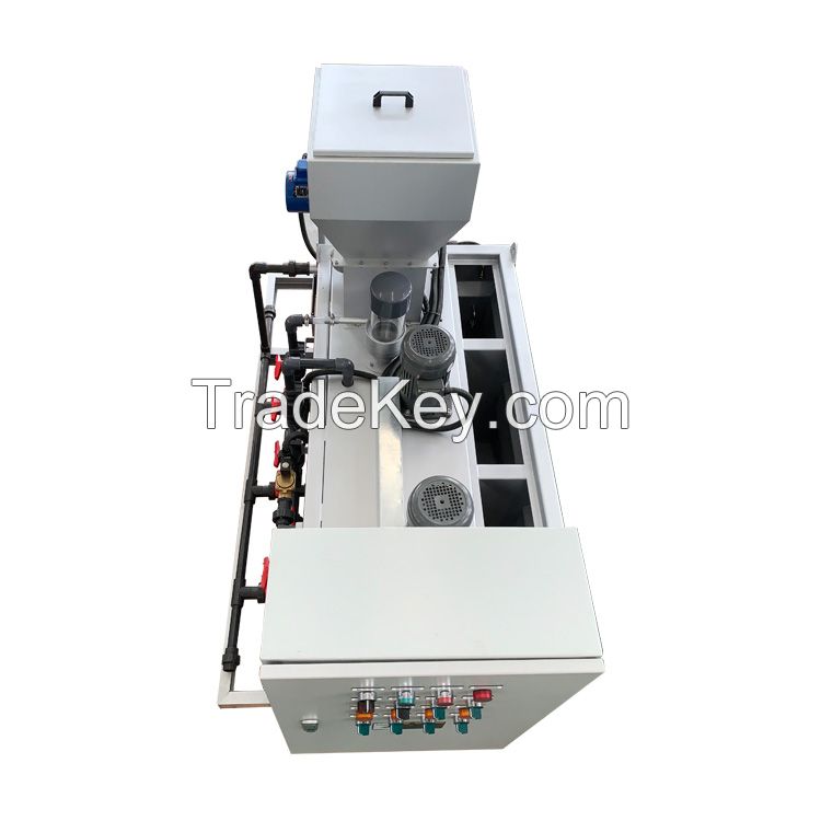 Multi functional powder flocculants preparation equipment automatic dosing system chemical dosing system for sludge dewatering