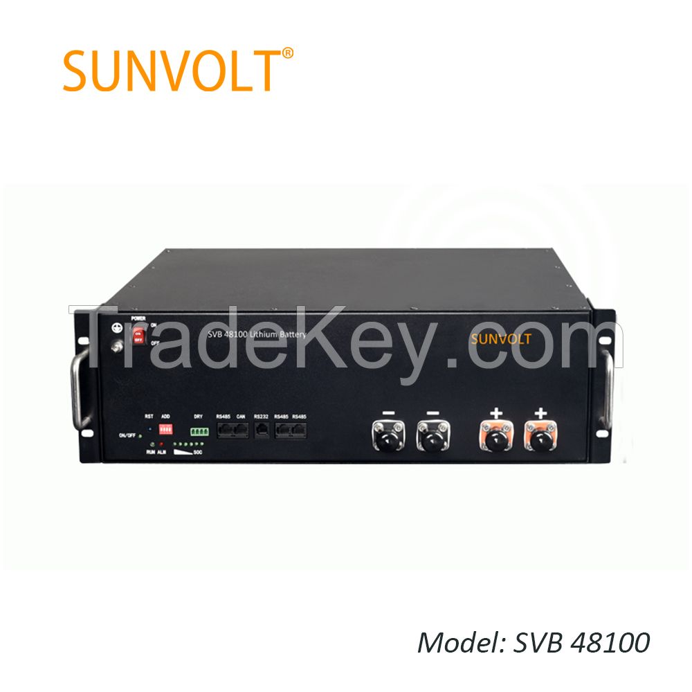 Sunvolt Bak battery 48v 100ah solar battery pack 48 volt battery pack