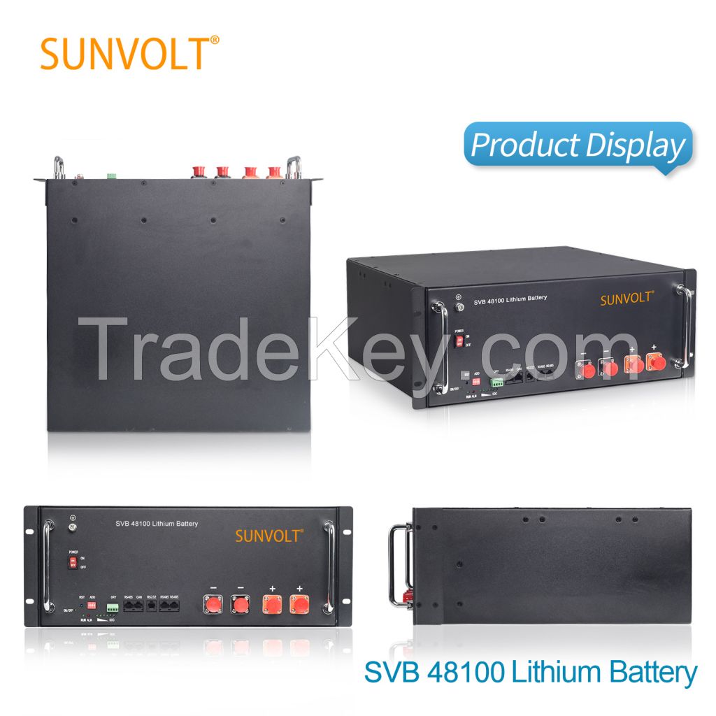 Sunvolt Bak battery 48v 100ah solar battery pack 48 volt battery pack