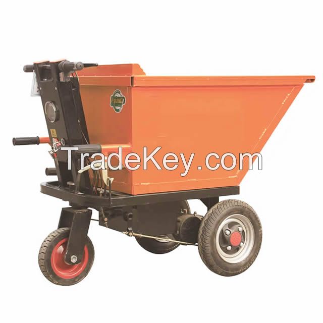 Mini Electric Hand-pushing Construction Site Brick Cart Mining Tipping Trolley For Sale