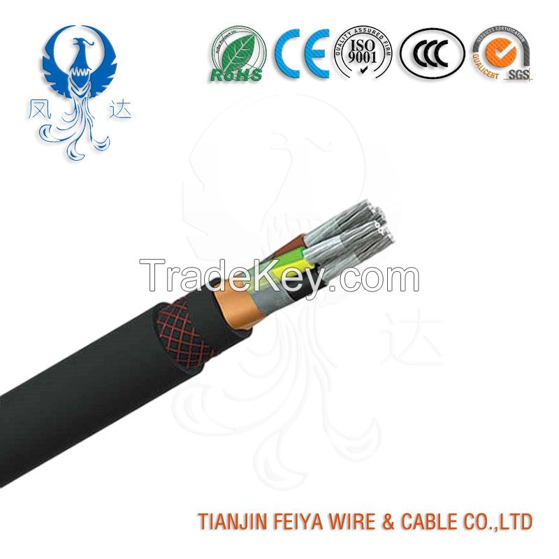Australian Standard (Low Voltage) Industrial Cables XLPE Insulated, PVC Sheathed 4 Core+E Unarmored Cables, 0.6/1kv