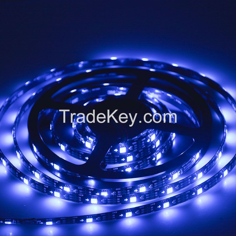 Hot sales widely used LC8808B 5050RGB LED light strip 30 LED with IC built-in and beautiful colors