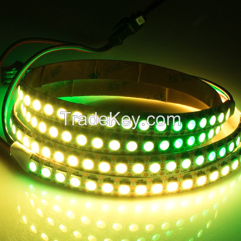 Hot sales widely used LC8812 5050RGB LED light strip 144LED with IC built in and beautiful colors