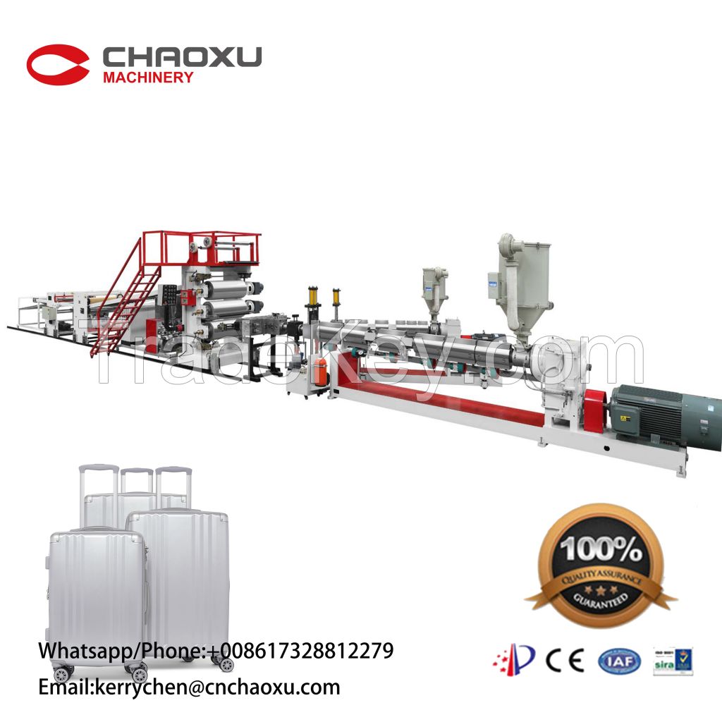 CHAOXU Twin Screw Extruder Machine for Luggage Plastic 