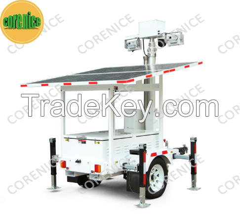high mast price mobile construction light tower trailer