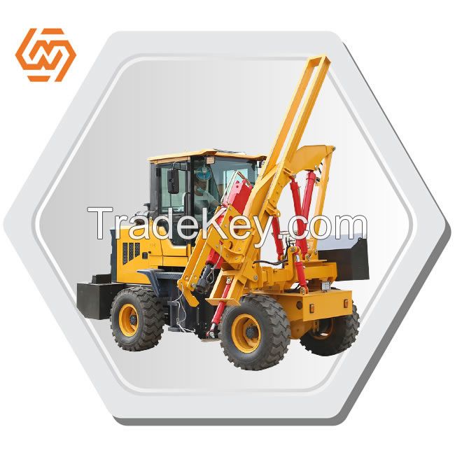 High Quality Pile Driver Highway Guardrail Pile Driver Machine Hydraulic Road Machinery for Road Construction Engineering