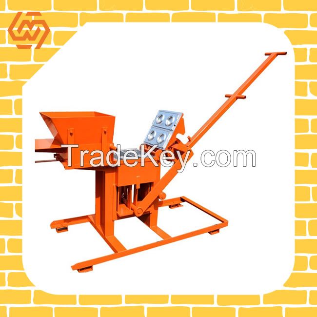 SC Manual Brick Making Machine IV1-20 Interlocking Brick/ Clay Block Making Machine Price Factory Sale in China