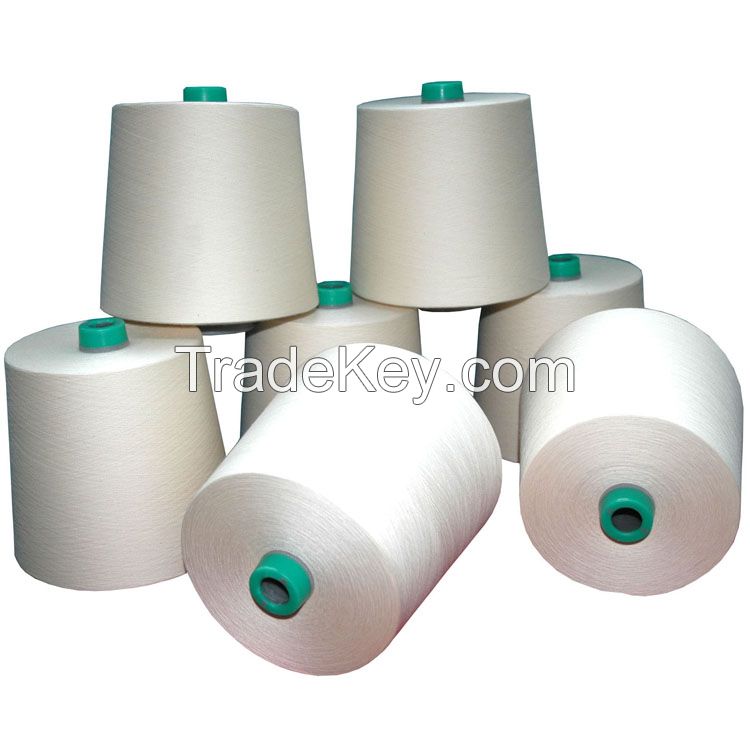 raw white bag closing spun polyester thread