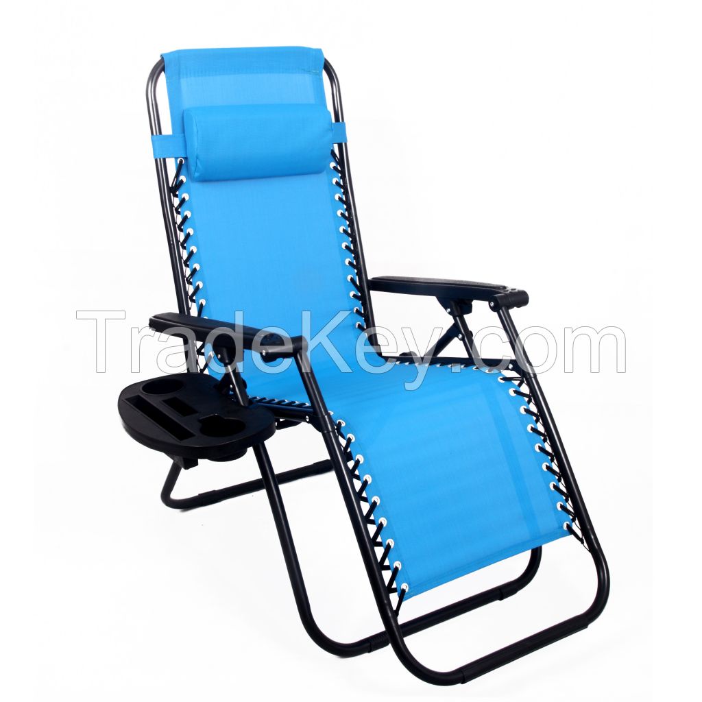 Top Selling Outdoor Furniture Zero Gravity Chair Adjustable Folding for Pool Side Camping Yard Beach Patio Recliner