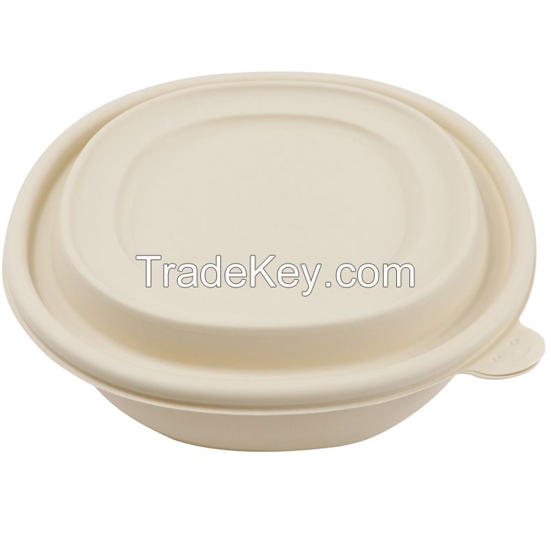 Disposable Biodegradable Fast Food Pulp Container Paper Lunch Burger Box