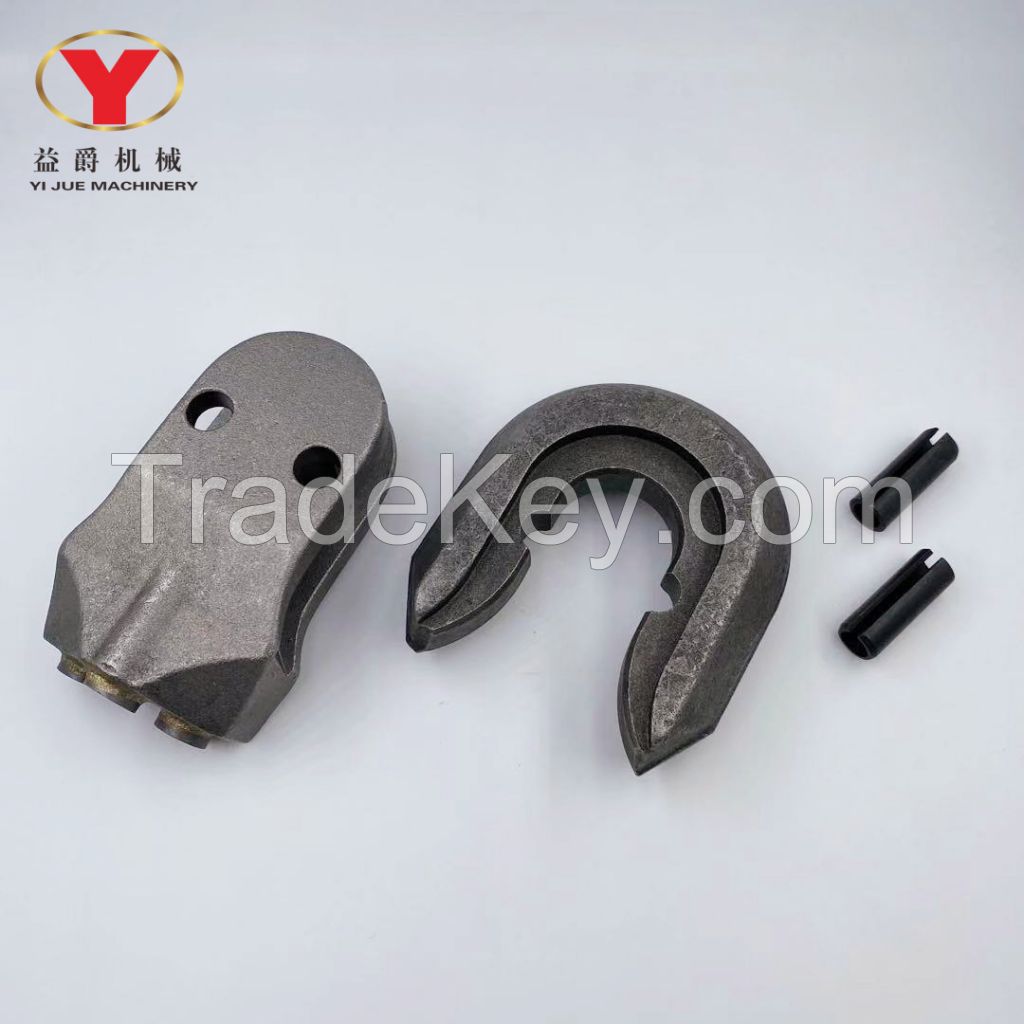 WS39 WS20 Replaceable Teeth Quick Change Bars Casing shoes teeth for Foundation Drilling Tools Casing