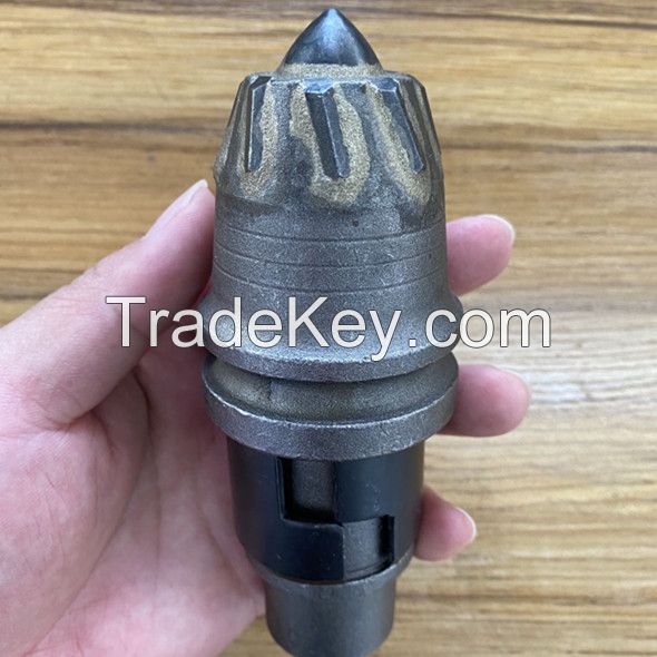 wholesale piling machinery parts China Factory sandstone rock small carbide bullet teeth