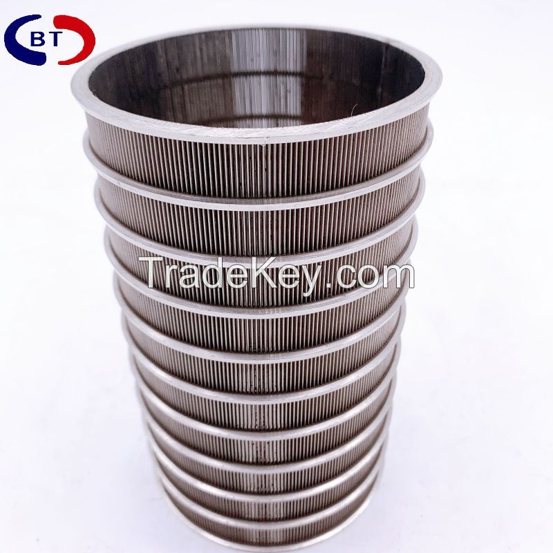 Steinless Steel Wedge Wire Cylinder For Filter 