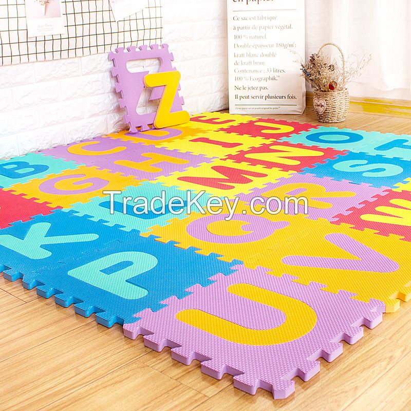 26pcs 30*30 anti-fatigue EVA puzzle foam interlocking floor mat