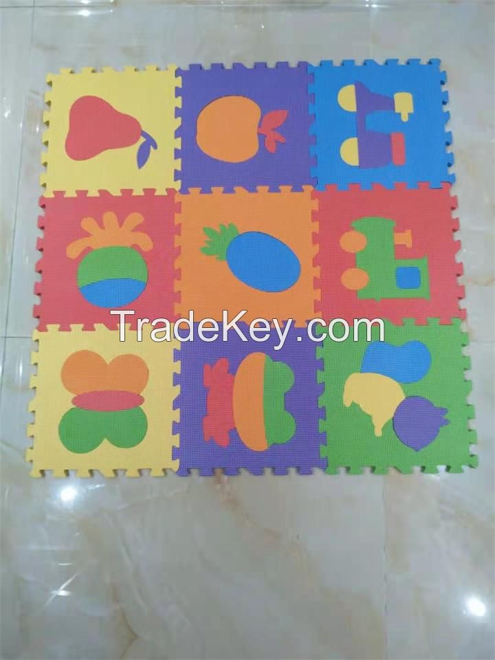 36pcs alphabet and number kid play mat EVA interlocking foam jigsaw puzzele mat
