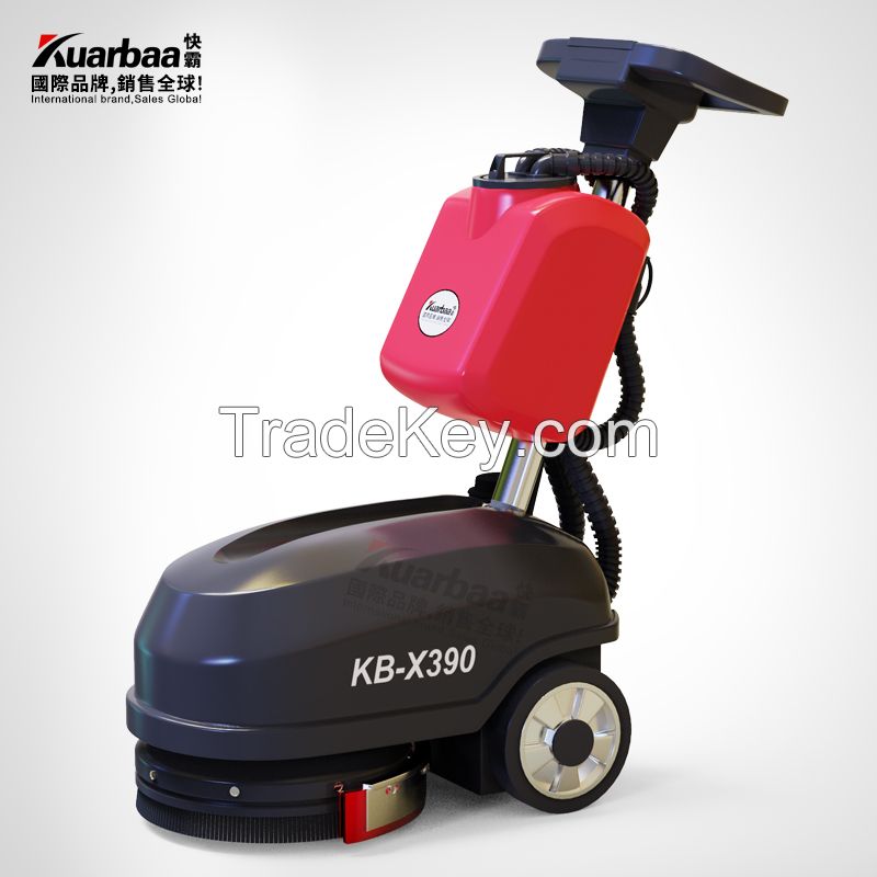 Commercial hand-push floor scrubber industrial cleaning machine hospital supermarket shopping mall floor scrubber