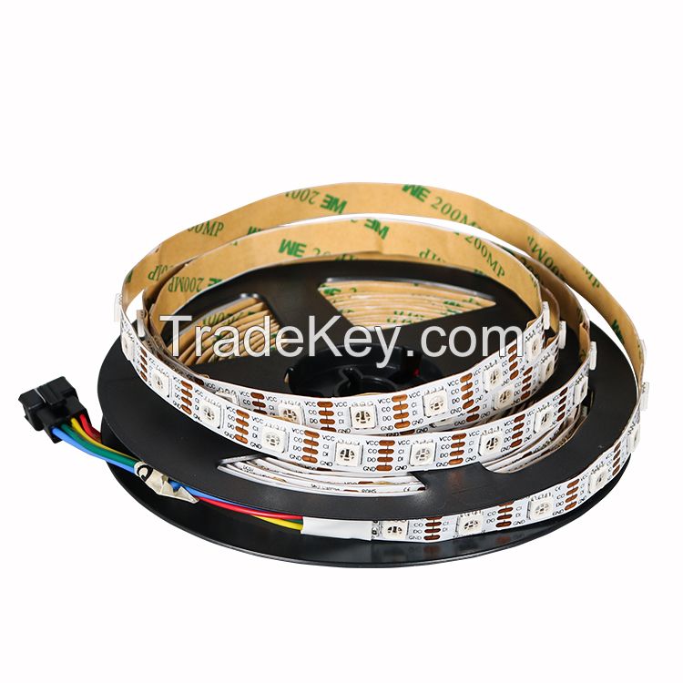 HD107S APA102C SK9822 RGB 5050 60led pixel flexible led strip