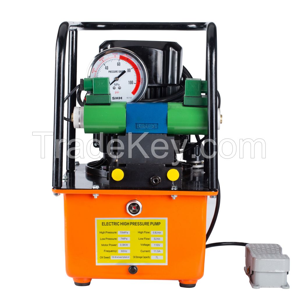 Electric high pressure hydraulic oil pump