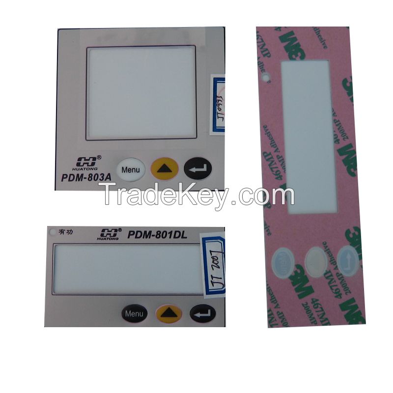Custom front panel graphic overlay cover label membrane panel 