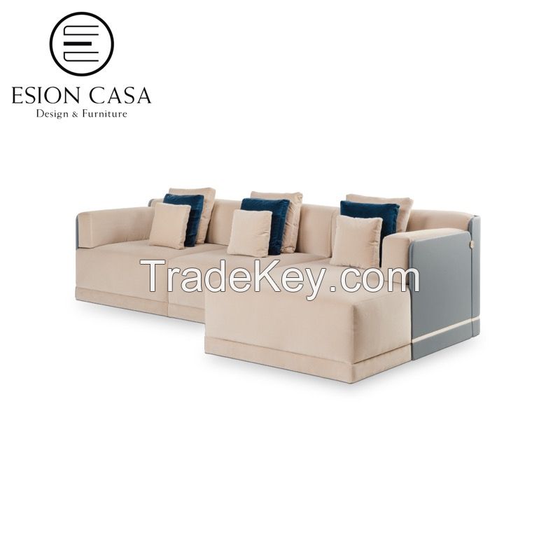 Esion Casa designer italian sofa living room furniture sofa set furniture leather sofa