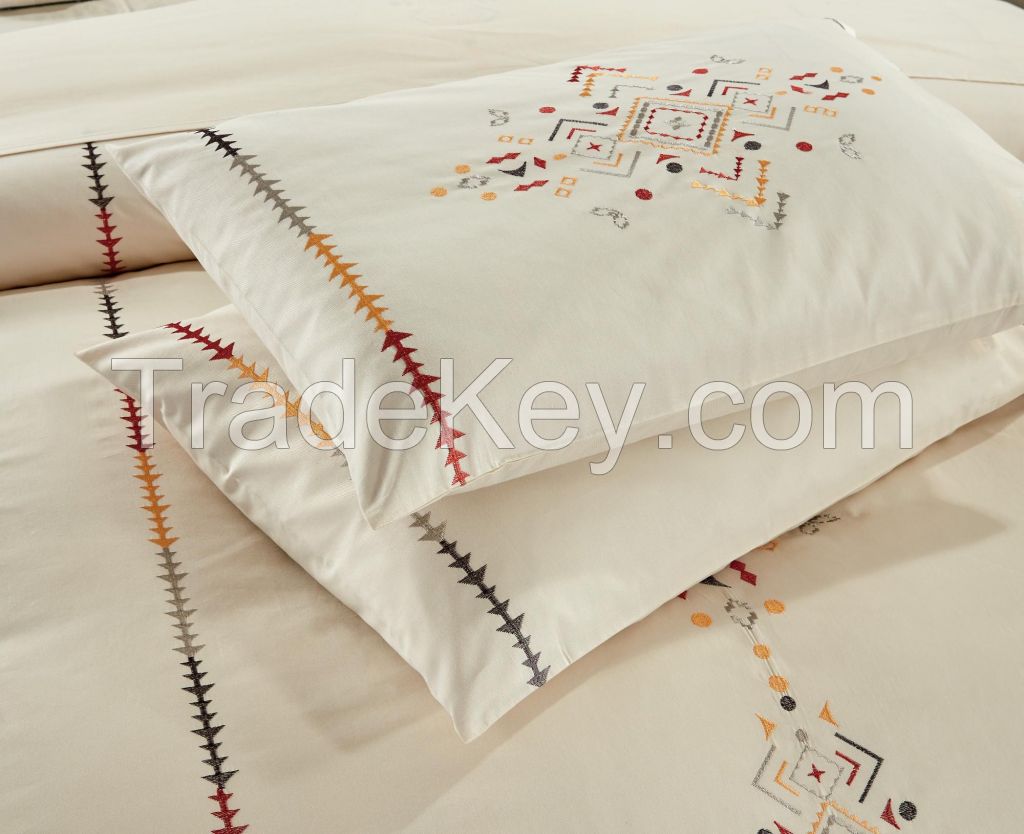 Tevel TH-E2192 Akli Home Textile Geometric Embroidered Duvet Cover Sets