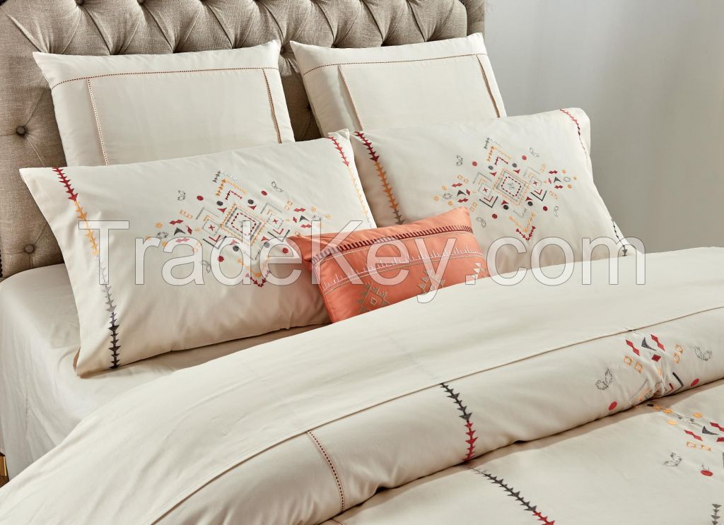Tevel TH-E2192 Akli Home Textile Geometric Embroidered Duvet Cover Sets