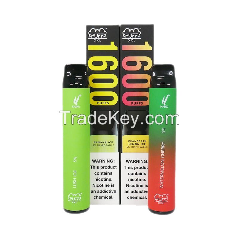 OEM Logo Disposable E-Cigarette Vape pod 1600 Puffs 