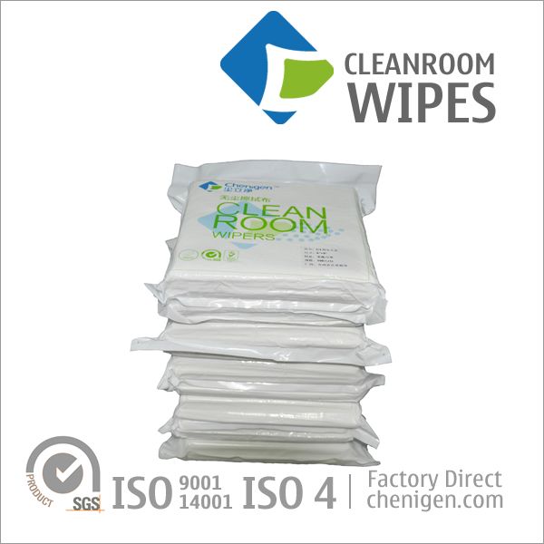 Low-Cost Polyester Microfiber Wipers Cleanroom Wipes