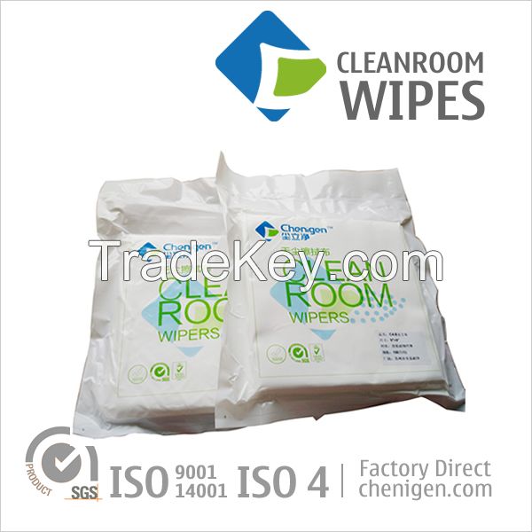 Woven Polyester-Nylon Microfiber Blend Wipers Cleanroom Wipes