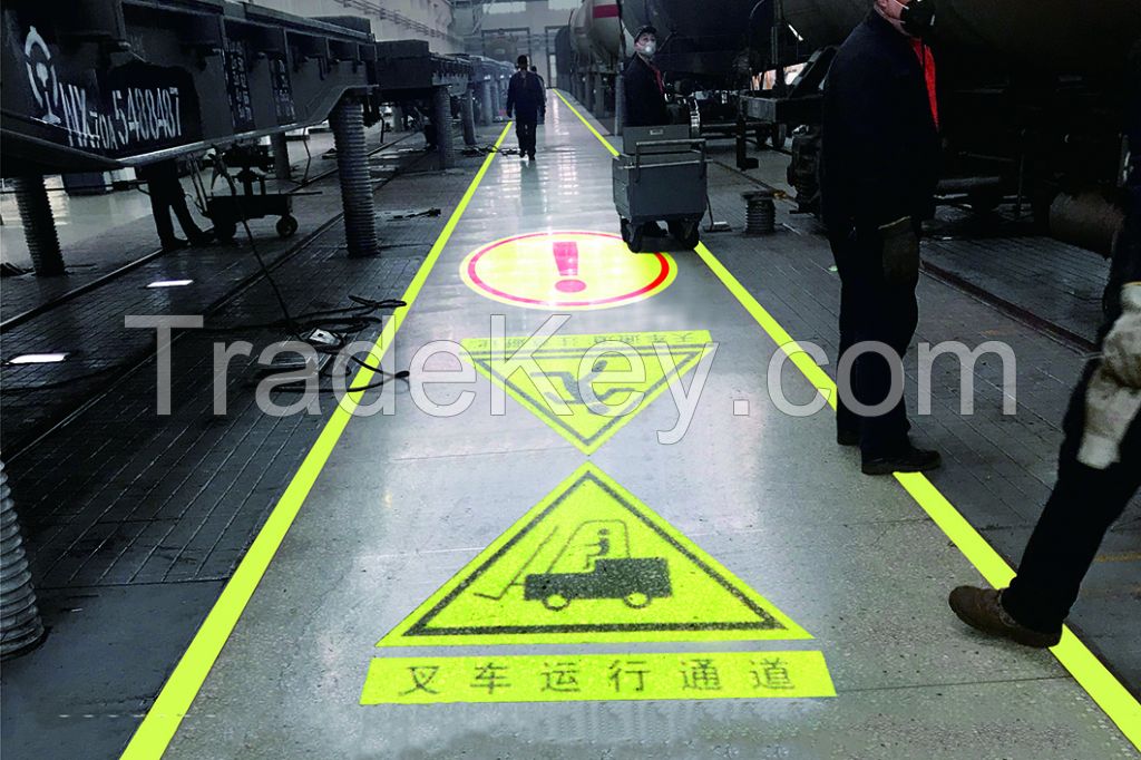 Custom warehouse workshop warning sign safety guide sign gobo  light projector