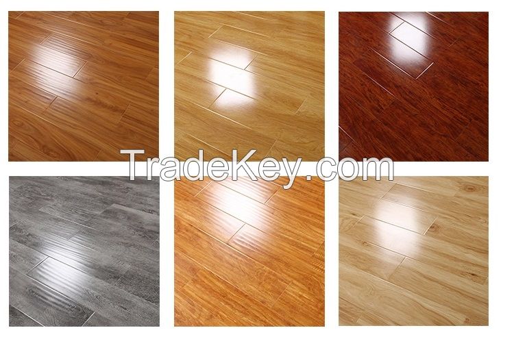 Hot selling high gloss environment friendly laminate flooring
