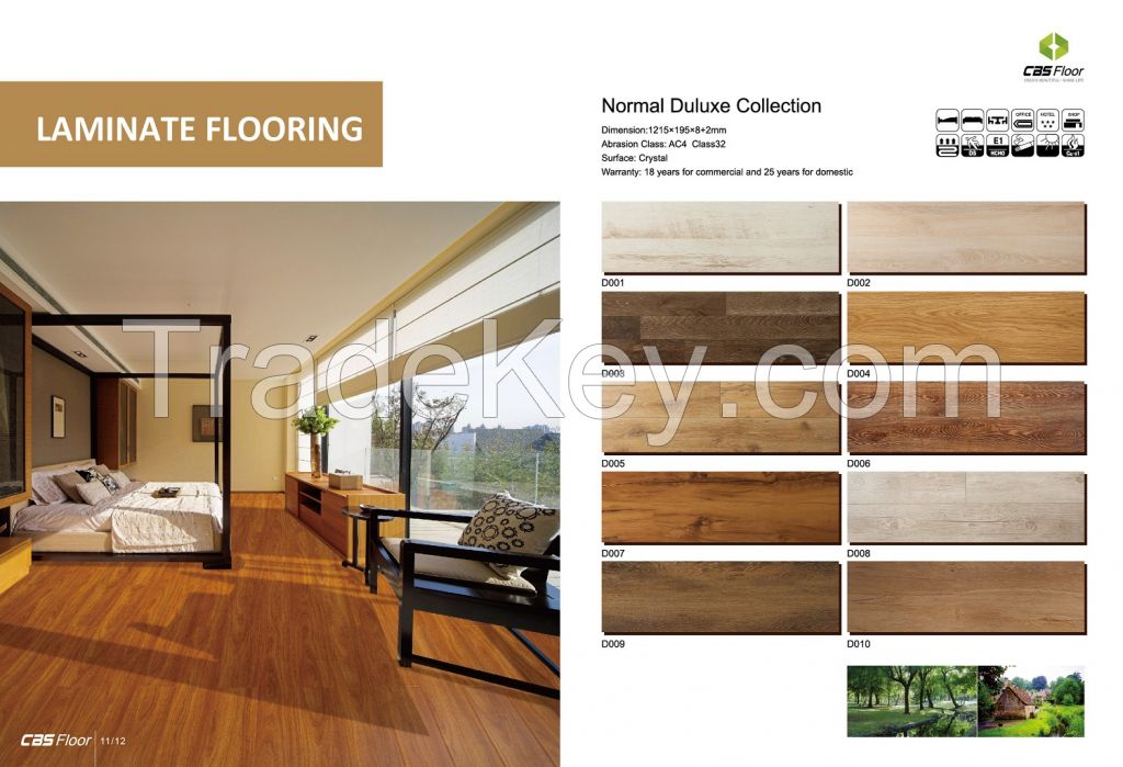 Hot selling wear-resistant environment friendly laminate flooring