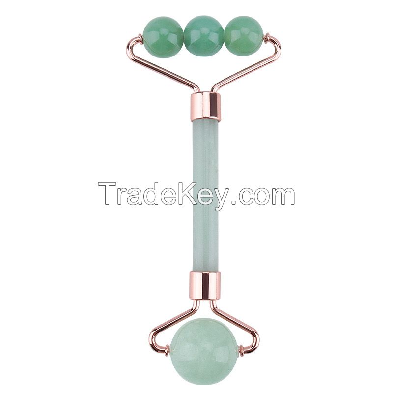 Green color Jade Roller set