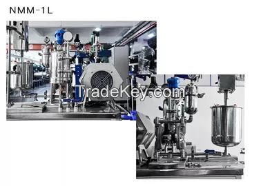 2.2kw Ceramic Rotors Laboratory Bead Mill High Dispersal Ability New Milling Process
