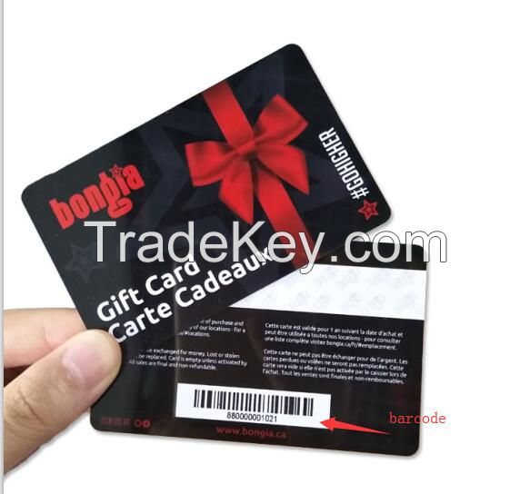 Full color printing plastic membership card loyalty VIP gift card