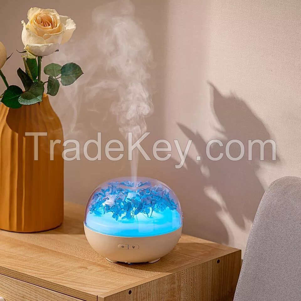 180ml Flower Aroma Diffuser For Home USB Air Humidifier Ultrasonic Mis