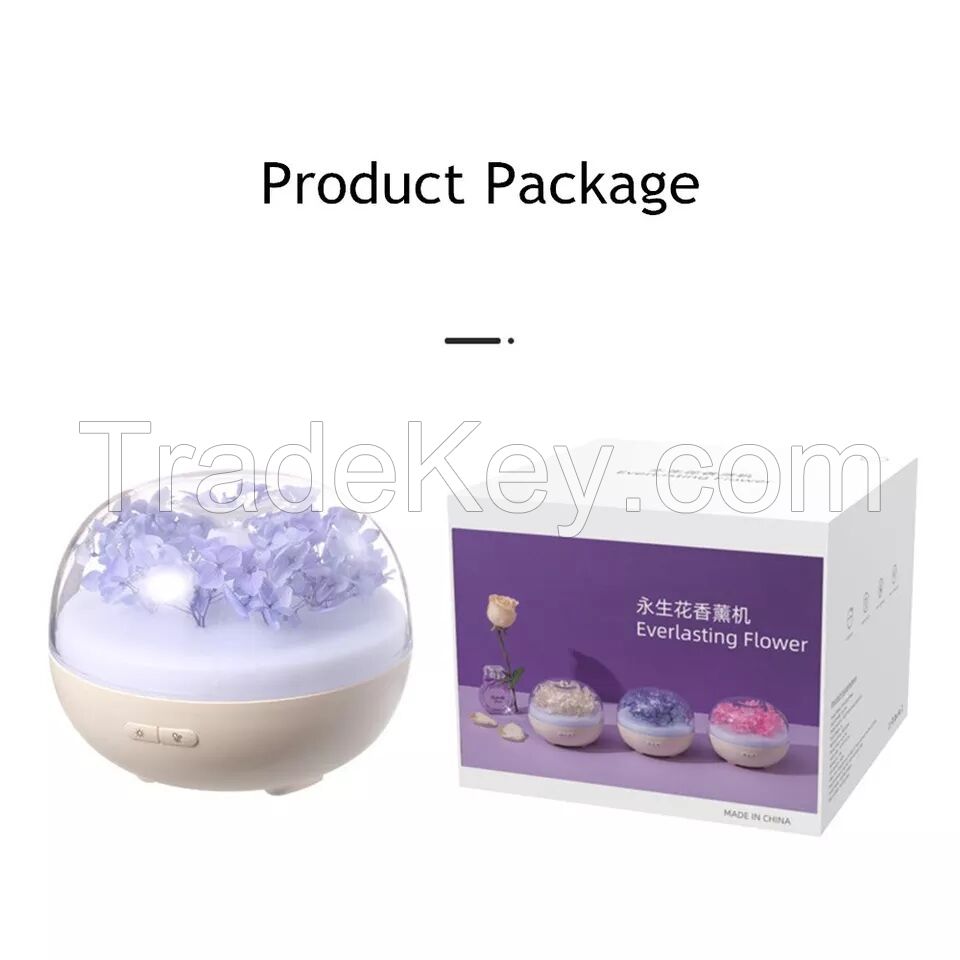 180ml Flower Aroma Diffuser For Home USB Air Humidifier Ultrasonic Mis