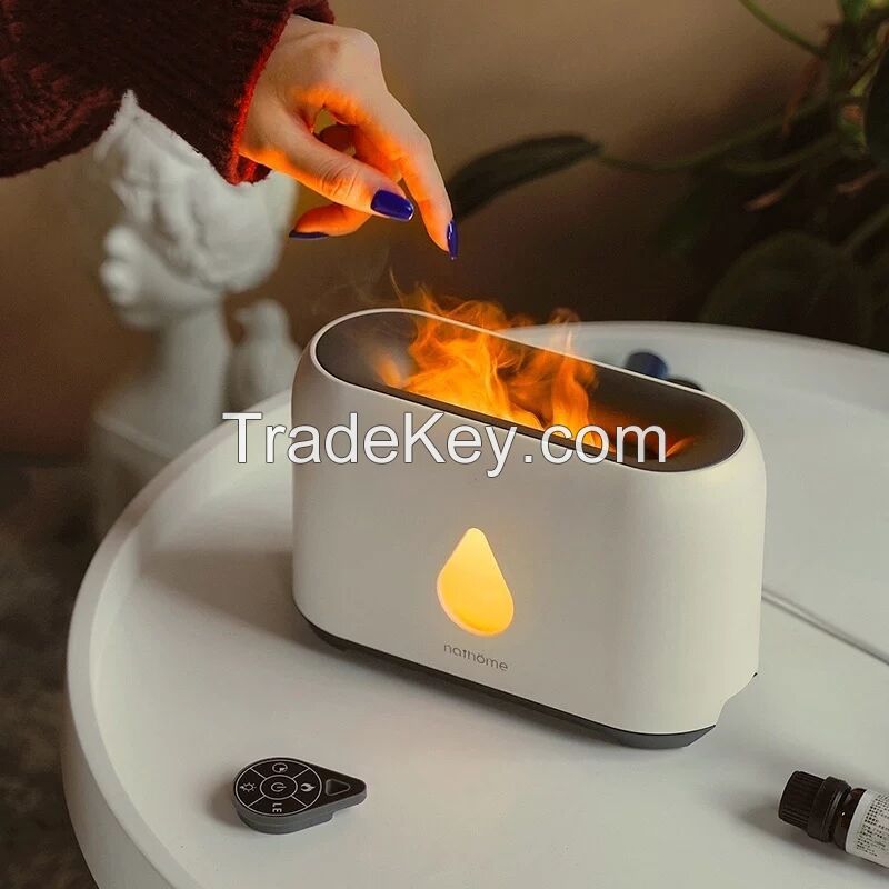 2021New Flame Air Humidifier Essential Oil Diffuser Aroma Ultrasonic M
