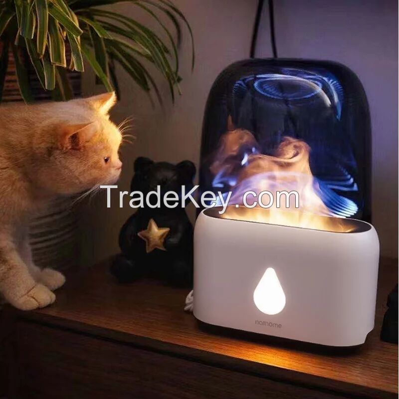 2021New Flame Air Humidifier Essential Oil Diffuser Aroma Ultrasonic M