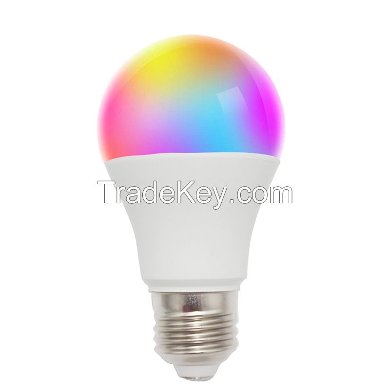 7W RGB CCT A19 Wifi Smart LED Lamp Light Bulb Home Lighting