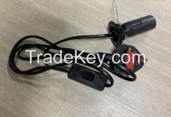 electric power cables power cord salt lamp power cord UL VDE UK 