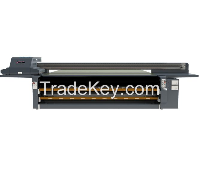 H3000RM UV Roll To Roll and flatbed printer , uv roller and flatbed printing machine